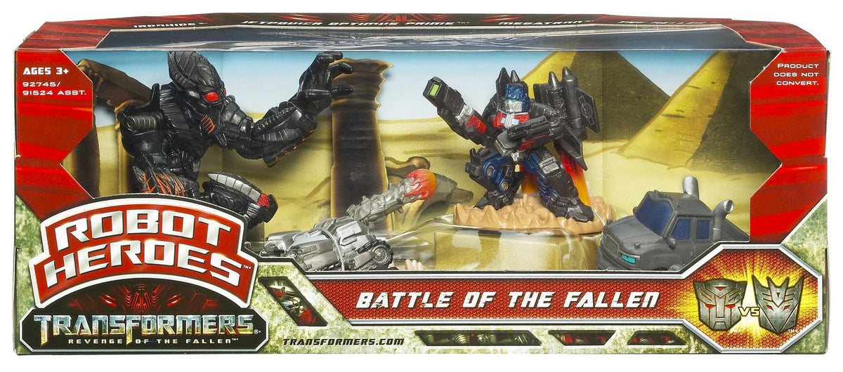Transformers Movie 2 Robot Heroes - Battle of the Fallen Scene