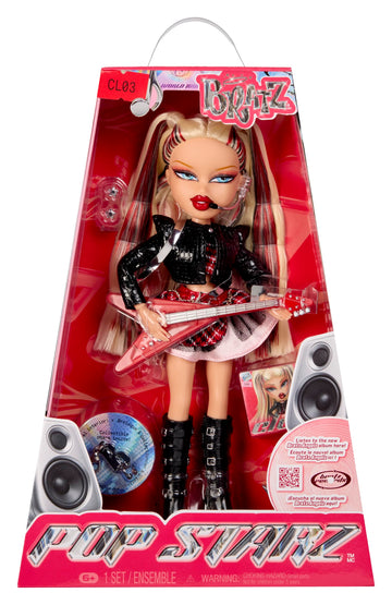 Bratz Pop Starz Cloe Fashion Doll with Accessories and Charm