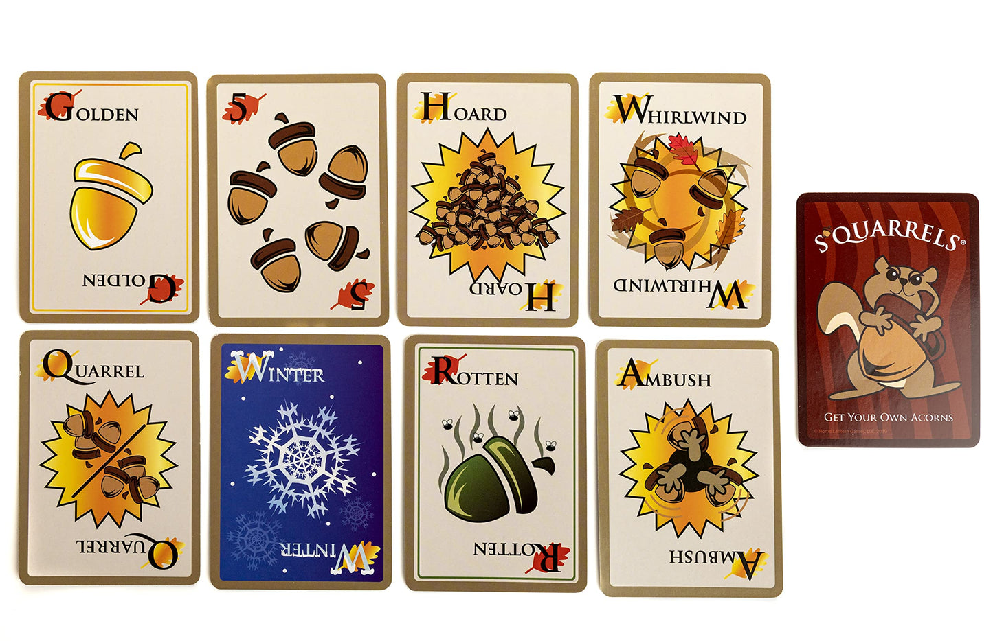 S'Quarrels Card Game - Quick Game for 2-6 Players of All Ages