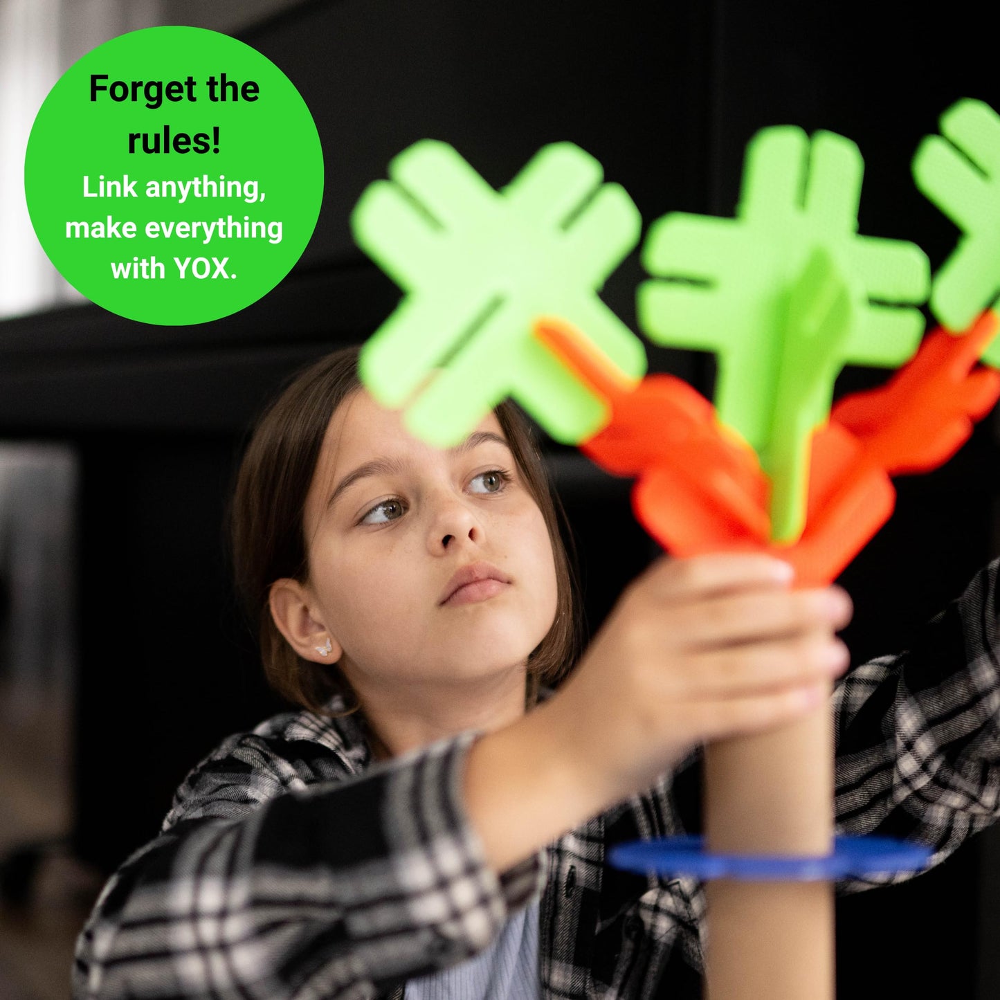 YOX Tops, Creative Educational Building & Construction STEM Toy Set for Kids, Learning Toys for Children Ages 4-10, Boys & Girls Fun Gift, Preschool