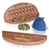 Wooden Mancala Board Game Set, Classic 2-Player Folding Game, Fun Classic Table Game with Solid Wooden Board for Adults (Wood)