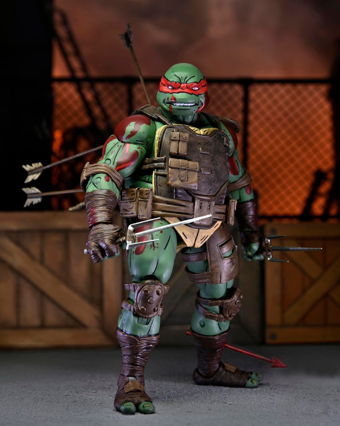 NECA TMNT (The Last Ronin) - 7” Scale Action Figure - Ultimate First to Fall Raphael