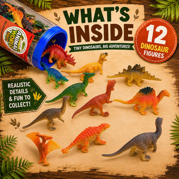 78PCS Mini Animal Figures Toys, 6 Pack Animal Figurines Collection with Dinosaur, Ocean, Farm, Wild Animal, Reptile & Insect Toys, Party Favors, Cake