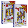 2 Pack Large Jumbo Playing Card Deck - 5x7 Inch Giant Poker Super Big Game Card Set Oversized Bridge Playing Cards Huge Magic Poker for Family Party