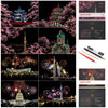 Scratch Art for Adults and Kids-City Landmarks Scratch Painting Craft Kit (8 Sheets A4)|DIY Foil Engraving Art Set|Stress Relief Gift for Travel