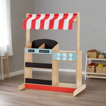 Teamson Kids My Little Helper Market Stand Playset, Multicolor