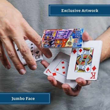 Boardwalk Puzzles Premium Featherlight Unique Playing Cards, Fun Themed Deck for Home and Travel | Nashville Music City