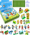 UAYUAY ?24 in 1 Toys Box? Soccer Toys Soccer Building Block Set Soccer Gifts for Boys Girls 4-6-8-12 Years Old Birthday Gift Stuff Kids Goodie Bags