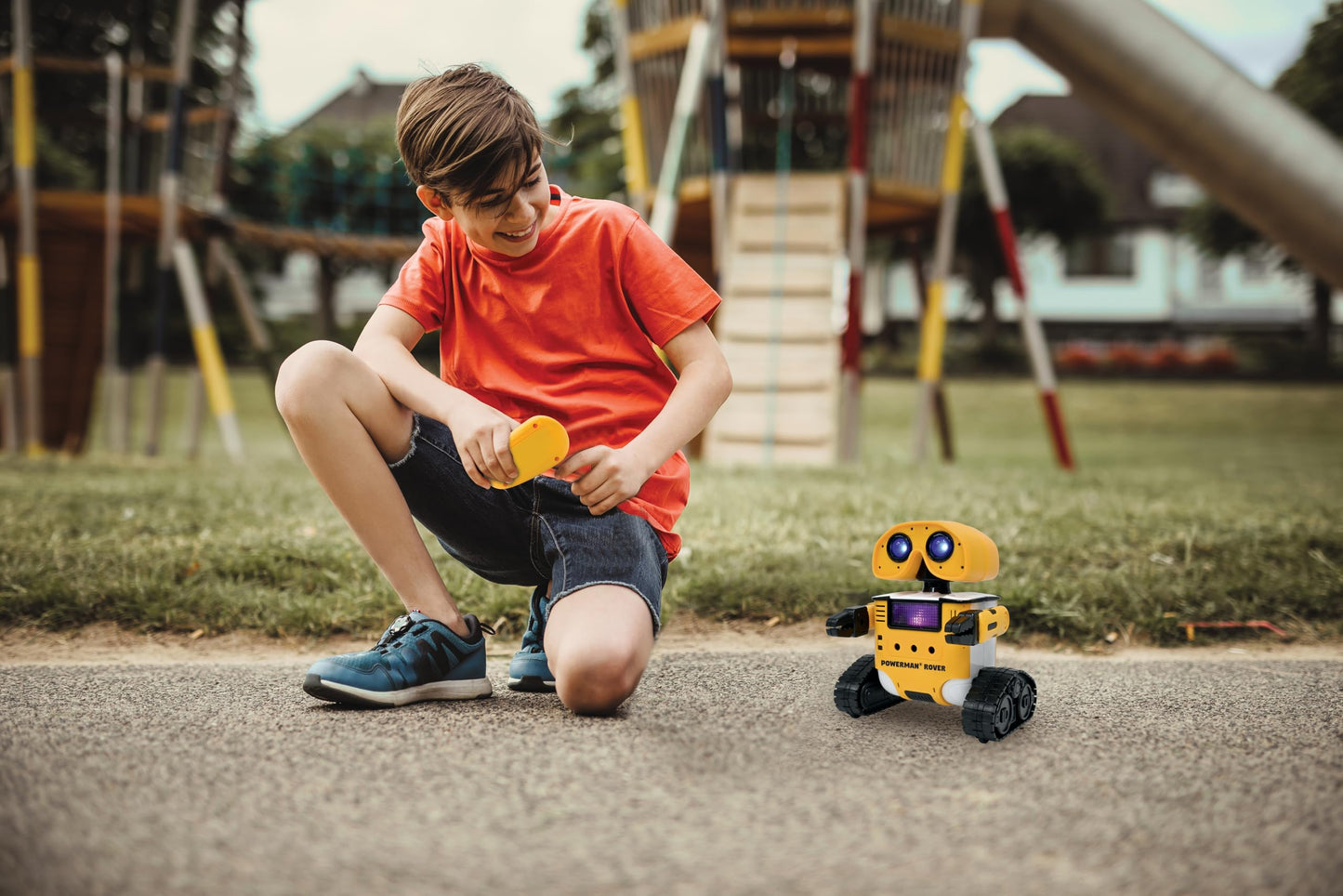 LEXiBOOK, Powerman® Rover, Your Adorable Remote-Controlled Robot Companion, Remote and Gesture Control, Plays Music and Dances, Repeats After You