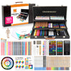COLOUR BLOCK 181-Piece Mixed Media Art Set in Wooden Case, Deluxe Drawing Set and Professional Art Supplies for Adults, Art Kit for Drawing