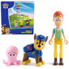 Paw Patrol Chase and Captain Turbot Figure Pack with Baby Octopus