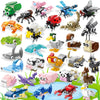 TENYEAH 30 Pack Party Favors Building Set, Mini Animals Building Block Toy, Classroom Prizes Goodie Bags Stuffer, Easter Gifts Birthday
