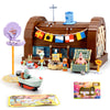 Toy Building Brick Blocks Toys Sets Display Box kit Action Figures Pineapple House Patrick Stone Star Home for Boys and Girls Kids Age 2-4, 3-5, 5-7