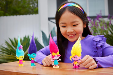 Mattel DreamWorks Trolls Fun Fair Surprise Trendsettin’ Viva Fashion Doll with Vibrant Hair & Accessory, Toys Inspired by The YouTube Series
