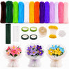 OkayRose 800 PCS Pipe Cleaners Craft, Pipe Cleaner Flower Kit with 13 Colors Chenille Stems, DIY Art and Craft Supplies for Kids & Adults, Colorful