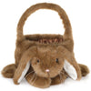 Bearington Brown Bunny Rabbit The Plush Easter Basket Bunny, 12 x 13 Inch Bunny Basket