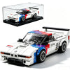 Mould King Speed Champion Race Car Building Toy with Display Case, 411 PCS