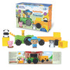 Learning Resources Peeksville Haul & Seek Tractor - Farm Animal Toys, Play Figure Playsets, Barnyard Toys, Toddler Farm Playset, Farmer Toy, Animal
