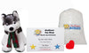 Stuffems Toy Shop Make Your Own Stuffed Animal Mini 8 Inch Klondike the Husky Kit - No Sewing Required!