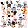 Niceup 20PCS Small Puppies Stuffed Animal Mini Plush Dog Keychain Adopt a Puppy Party Favors Easter Basket Stuffers Bulk Birthday Gift Goodie Bag