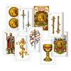 KKJBU 1 Decks Spanish Playing Cards Plastic Baraja Española | PVC Waterproof Mexican & Puerto Rican Briscas Cards | Professional Cartas Españolas