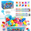 Kiditos Magic Water Elf Toy Kit - Squishies for Kids, 20 Gels & 10 Molds, Magic Gel Water Pets Sensory DIY Craft Kit, Party Favors & Summer Gifts