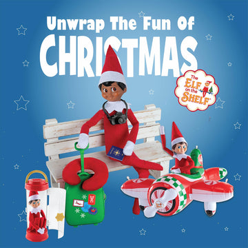 The Elf on the Shelf - Elf on The Go Kit Including Scout Elf Carrier, Peppermint Plane, & Polar Props Travel Set for Adventures, Cute Elf on The Shelf