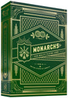 theory11 Monarch Playing Cards Green - Emerald Collector Style Poker Deck for Magic, Cardistry, Game Night, Party Games, Solitaire, Blackjack, Gifts