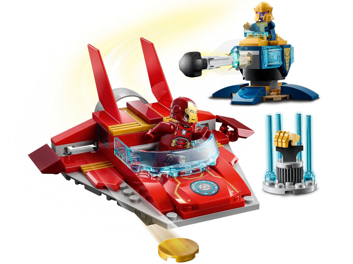 LEGO Marvel Avengers Iron Man vs. Thanos 76170 Cool, Collectible Superhero Building Toy for Kids Featuring Marvel Avengers Iron Man and Thanos