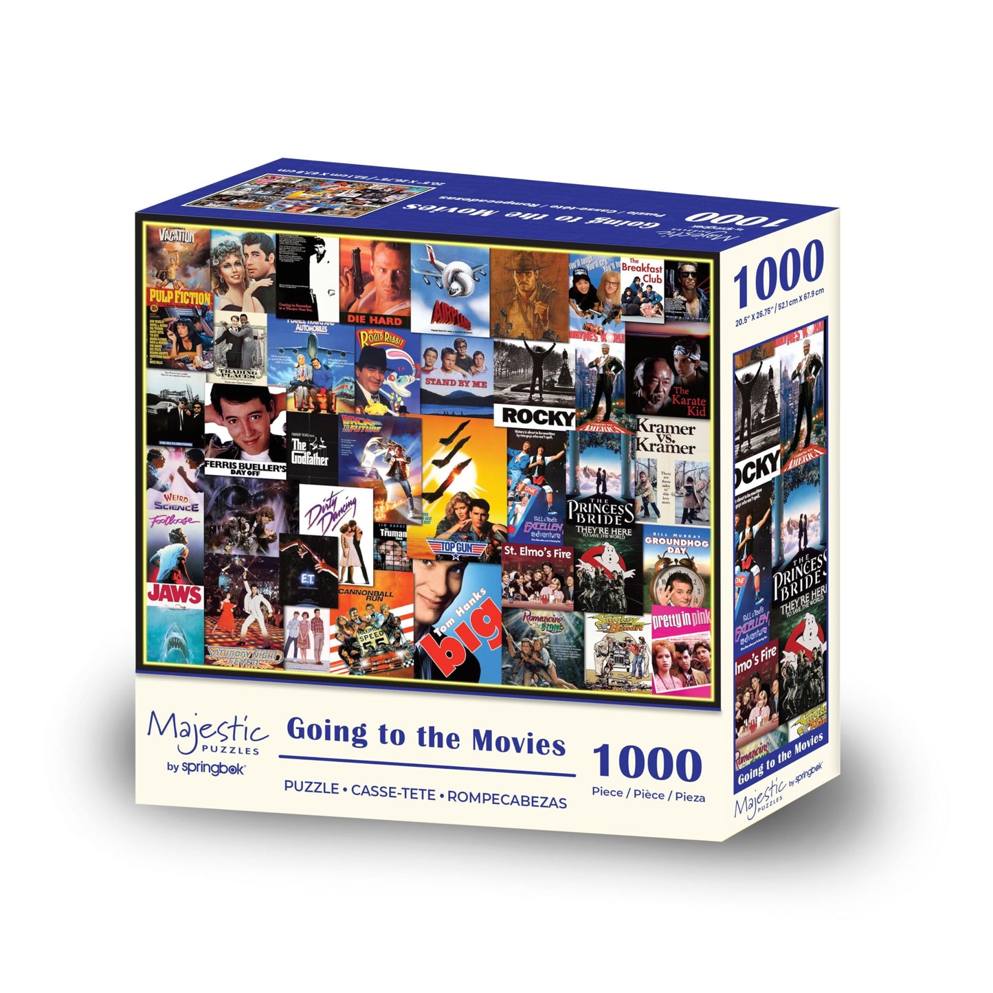 Majestic Movie Collage 1000 Piece Jigsaw Puzzle for Adults
