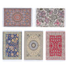 Moofey 5 PCS 1:12 Dollhouse Rug, Doll House Accessories and Furniture, Miniature Carpet Welcome Floor Blanket