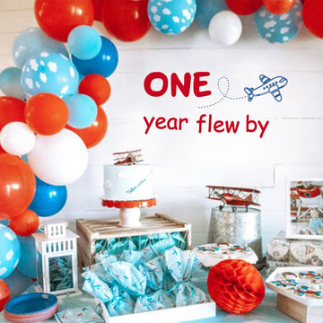 Airplane Decal for Party Balloon Arch