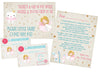 Tooth Fairy Letter Decoration Record Gift Set Keepsake Book (Pink)