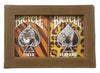Lot 3 Bicycle Big Cats Jungle Tiger and Leopard Deck Playing Cards in Leather Case w/Free Calculator Collector