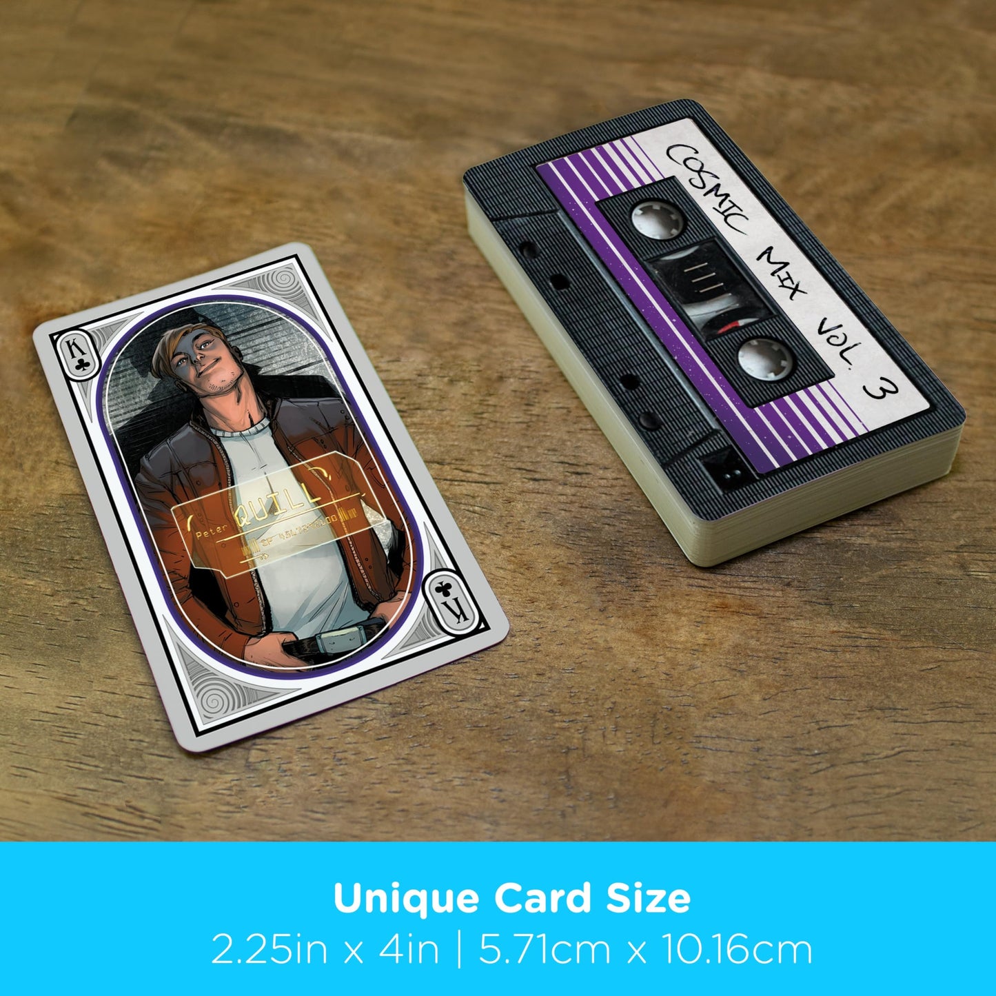 Aquarius Guardians of The Galaxy Cassette Playing Cards - Comic Themed Deck of Cards for Your Favorite Card Games - Officially Licensed Guardians