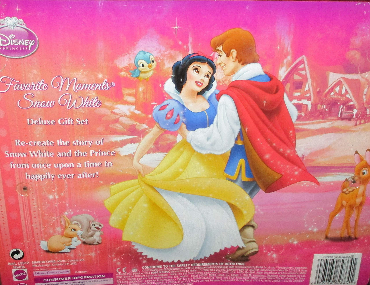 Mattel Disney Princess Favorite Moments Snow White Deluxe Gift Set