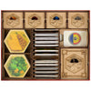 TowerRex Organizer Compatible with Catan Board Game and Cities and Knights, Seafarers Expansions, Storage Insert, Accessories Upgrade