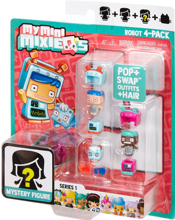 Mattel My Mini MixieQ's Robot, 4-Pack