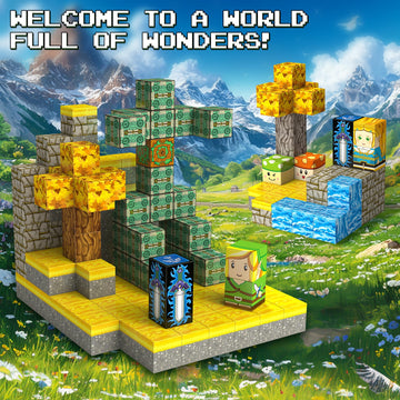 Magnetic Building Blocks for BOTW Fans, Koroks Magnet Cubes Blocks for Kids 5-7, STEM Building Game Sensory Outdoor Toys Christmas Birthday Gift