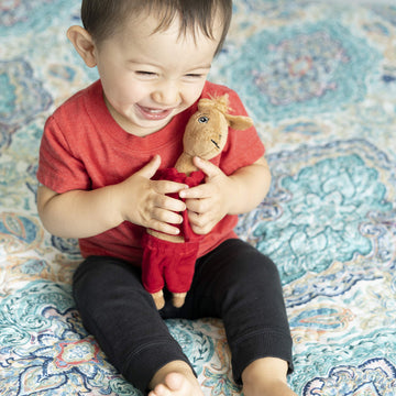 Llama Llama Red Pajama Beanbag Stuffed Animal Plush Toy, 10”