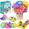 AGENTLAN Poke Art Bouquet Craft Kit,Mess-Free 3D Crafts for Kids Ages 3-8