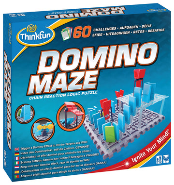 Think Fun 44001012 ThinkFun Domino Maze STEM Toy and Logic Game for Boys and Girls Age 8 and Up - Combines the Fun of Dominos With the Challenge