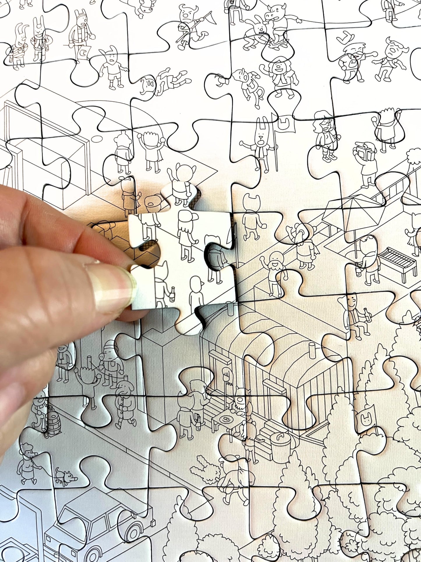 MicroMacro Jigsaw: The Home Game | 500 Piece Mystery Puzzle Game for Kids & Adults | Build The Soccer Stadium, Find Hidden Objects & Solve Mysteries |