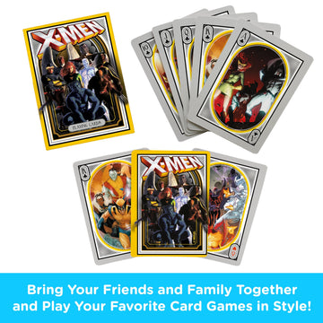 Aquarius - Marvel Xmen Playing Cards, Black, Yellow, Red