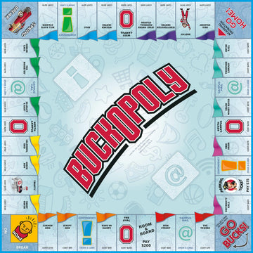 Late for the Sky Ohio State University Opoly-Style Board Game, Family and Alumni Gift, 2-6 Players, Campus Landmarks & Custom Tokens