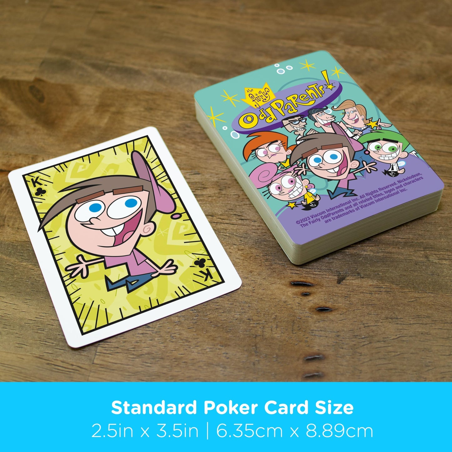 AQUARIUS Nickelodeon Fairly Odd Parents Playing Cards - Fairly Odd Parents Themed Deck of Cards for Your Favorite Card Games - Officially Licensed