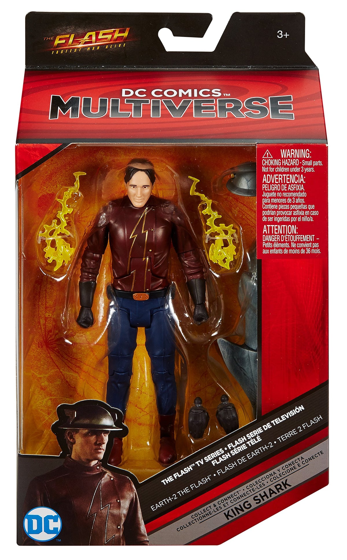 Mattel DC Comics Multiverse Earth 2 The Flash Figure, 6"