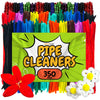 Performore Colorful Pipe Cleaners Craft Set 350-Pack Chenille Stem Wires in 35 Bright Colors 5mm Thick Reusable Twistable Fuzzy Sticks DIY Art