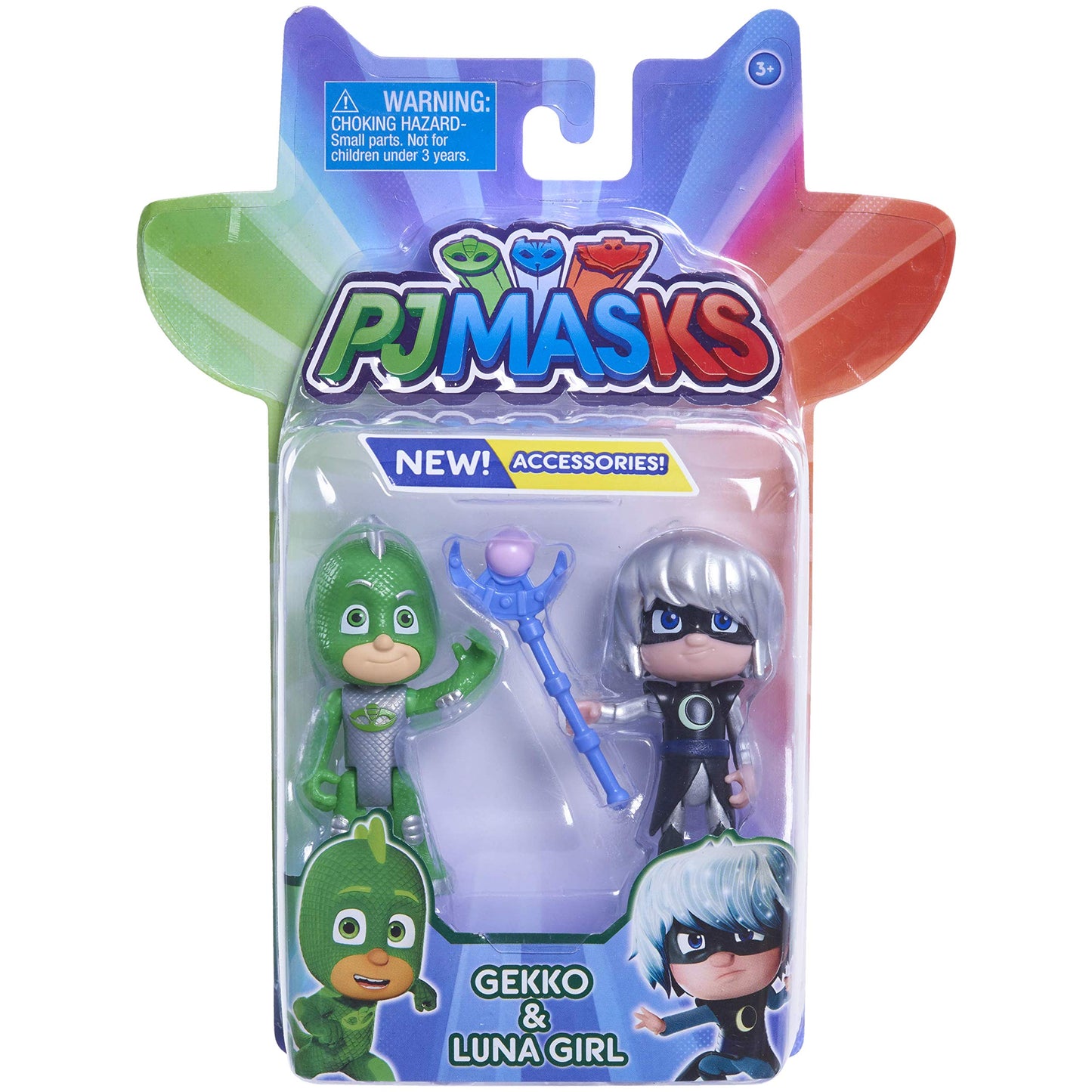PJ MASKS JP JPL95313 2 Pack Figure Set-Gekko & Luna Girl