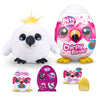 Pets Alive Chirpy Birds (White Cockatoo) by ZURU, Electronic Pet that Speaks, Giant Surprise Egg, Stickers, Comb, Fluffy Clay, Bird Animal Plush for